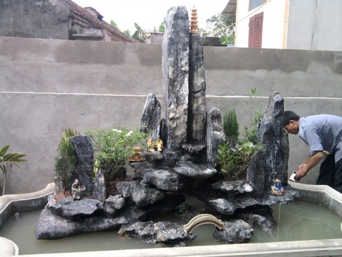 Thi Công Hòn Non Bộ: Mang Thiên Nhiên Vào Không Gian Sống Của Bạn (Thái Bình)